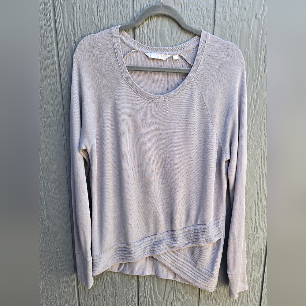 Athleta Tan Long Sleeve Top